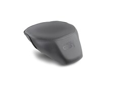 Suzuki GSX-S 1000GT World Sport motorcycle rear seat with the GT logo in CFX black.